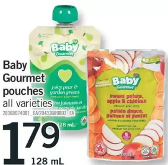 Fortinos Baby gourmet pouches offer