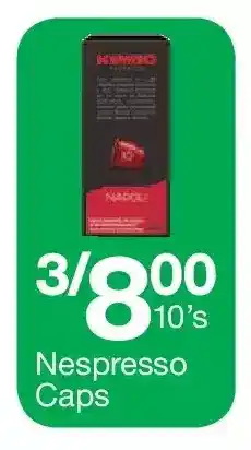Highland Farms Nespresso caps offer