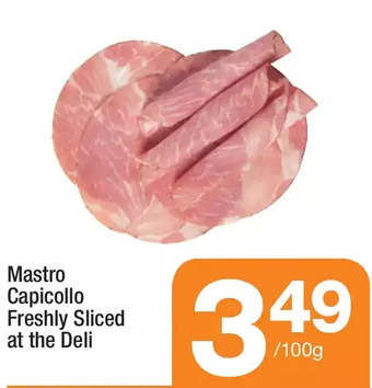Highland Farms Mastro capicollo offer