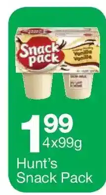 Hunt's snack pack