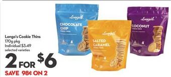 Longo's Longo's cookie thins offer