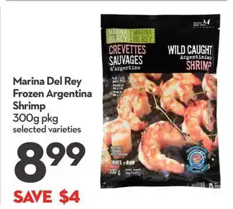 Longo's Marina del rey frozen argentina shrimp offer