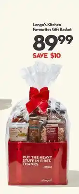 Longo's Longo's kitchen favourites gift basket offer