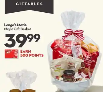 Longo's Longo's kitchen favourites gift basket longo's movie night gift basket offer