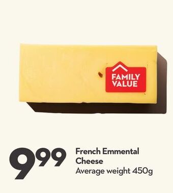Longo's French emmental cheese offer