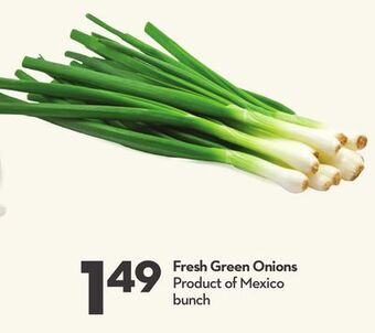 Longo's Fresh green onions offer