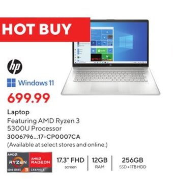 Staples Hp laptop offer