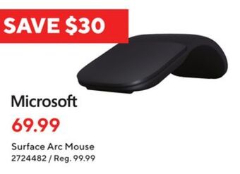 Staples Microsoft surface arc mouse offer