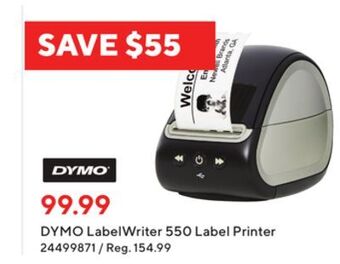 Staples Dymo labelwriter 550 label printer offer