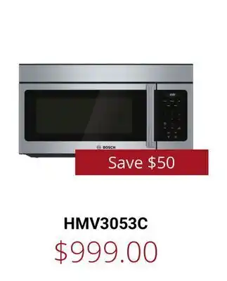 Canadian Appliance Source Bosch microwave offer