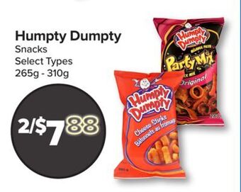 PharmaChoice Humpty dumpty snacks offer