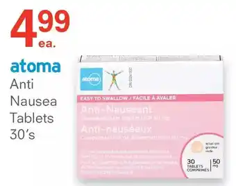 Remedy's RX Atoma anti nausea tablets offer