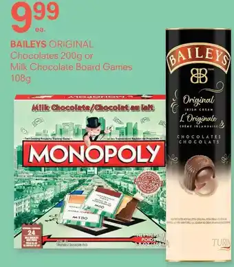 Guardian Pharmacy Baileys original chocolates or milk chocolate board games offer