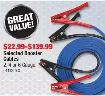 PartSource Booster cables offer