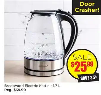 Kitchen Stuff Plus Brentwood electric kettle offer
