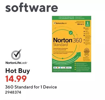 Staples Norton 360 standard for 1 device offer