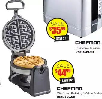 Kitchen Stuff Plus Chefman rotating waffle maker offer