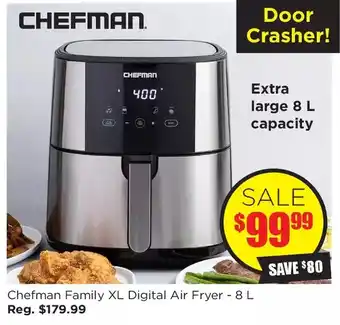Kitchen Stuff Plus Chefman family xl digital air fryer offer