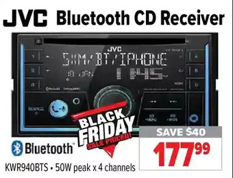 2001 Audio Video Jvc bluetooth cd receiver offer