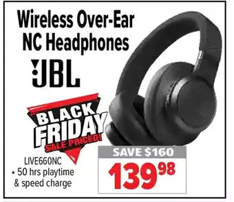 2001 Audio Video Wireless over-ear nc headphones offer