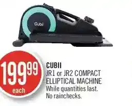 Shoppers Drug Mart Cubii jr1 or jr2 compact elliptcial machine offer