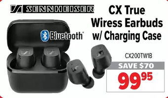 2001 Audio Video Sennheiser cx true wiress earbuds w/ charging case offer