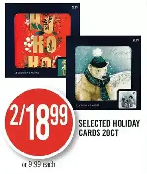 Shoppers Drug Mart Holiday cards 20ct offer