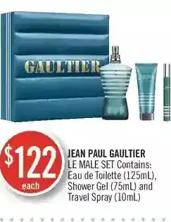 Shoppers Drug Mart Jean paul guiltier le male set offer