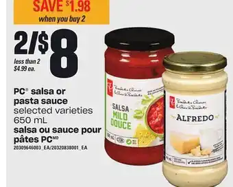 Independent City Market Pc® salsa or pasta sauce, 650 ml offer