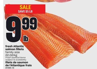 Independent City Market Fresh atlantic salmon fillets offer