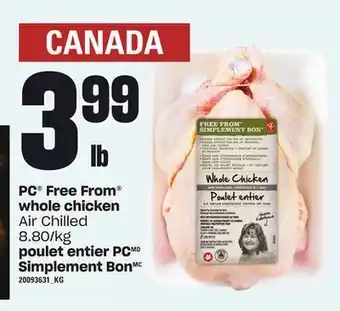 Independent City Market Pc® free from® whole chicken offer