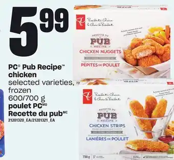 Independent City Market Pc® pub recipe™ chicken, 600/700 g offer