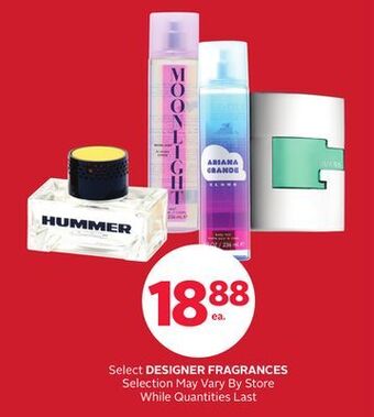 Rexall Select designer fragrances offer