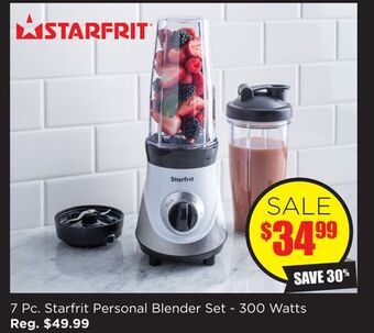 Kitchen Stuff Plus 7 pc. starfrit personal blender set-300 watts offer
