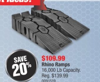 PartSource Rhino ramps offer