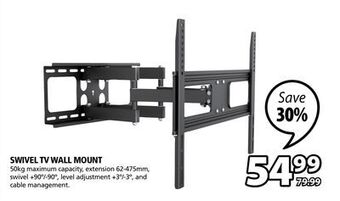 JYSK Swivel tv wall mount offer