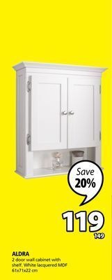 JYSK Aldra wall cabinet offer