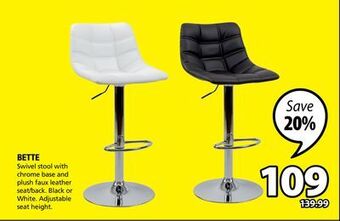 JYSK Bette swivel stool offer