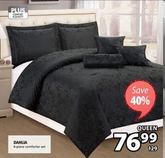 JYSK Dahlia 6-piece comforter set offer