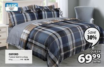 JYSK Oxford 7-piece bed-in-a-bag offer