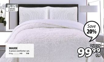 JYSK Maude 3-piece comforter set offer