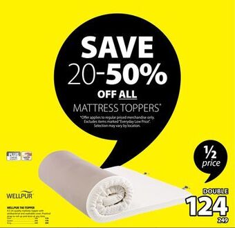 JYSK Wellpur t40 topper offer