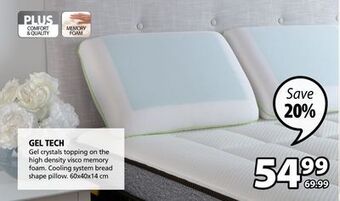 JYSK Gel tech pillow offer