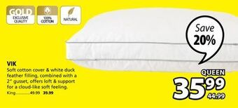 JYSK Vik pillow offer