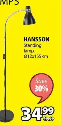 JYSK Hansson standing lamp offer