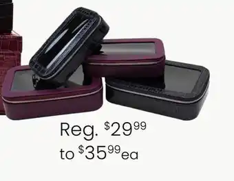 Pleather cases/boxes