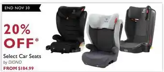 Snuggle Bugz Select car seats by diono offer
