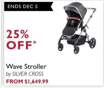 Wave stroller by silver cross