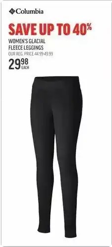 Sport Chek Women's glacial fleece leggings offer