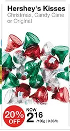 Bulk Barn Hershey's kisses offer